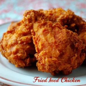 Chicken pieces soaking in buttermilk marinade