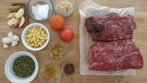 Sliced Korean beef ribs with a glossy glaze, sesame seeds, and green onions over white rice