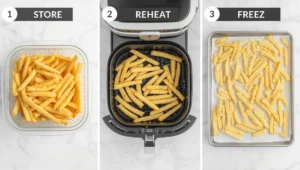 Extra crispy Chick-fil-A waffle fries with tips for air fryer, gluten-free, and low-oil variations.